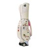 M・U SPORTS エム・ユー スポーツ　ローリングソール キャディバッグ 703R6134 001 ホワイト　2025年モデル ホワイト