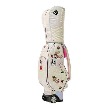 M・U SPORTS エム・ユー スポーツ　ローリングソール キャディバッグ 703R6134 001 ホワイト　2025年モデル ホワイト