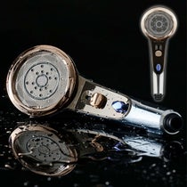 ドクターエア DOCTORAIR　クリスタルジュエル シルバー　シャワーヘッド BSH-01