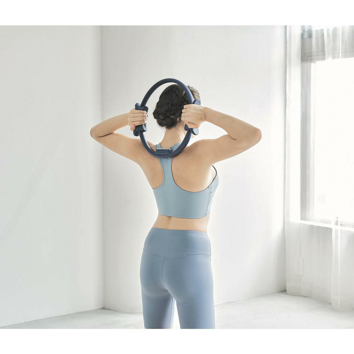 ドクターエア DOCTORAIR　ピラティスリング　エクササイズ用品 EPR-02 ブルー 詳細9