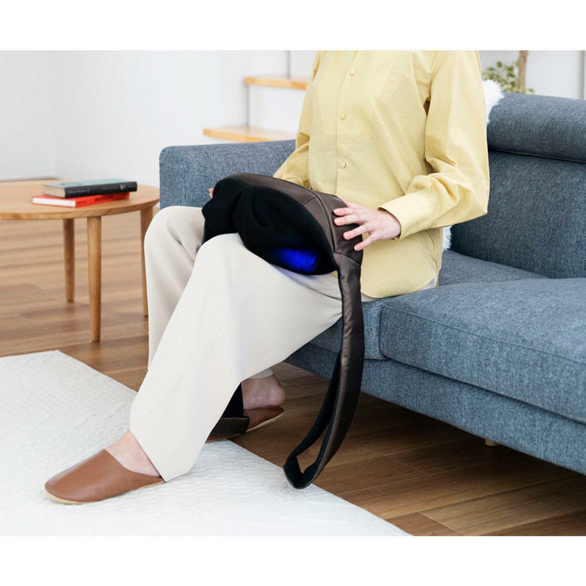 ドクターエア DOCTORAIR　3Dネックマッサージャー プレミアム　MN-05 ブラウン 詳細4