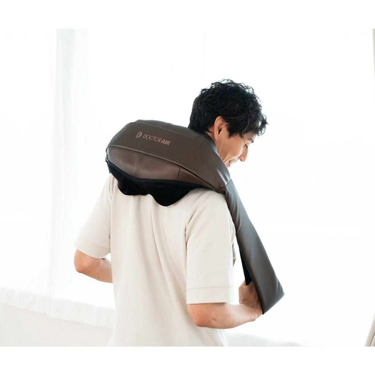 ドクターエア DOCTORAIR　3Dネックマッサージャー プレミアム　MN-05 ブラウン 詳細7