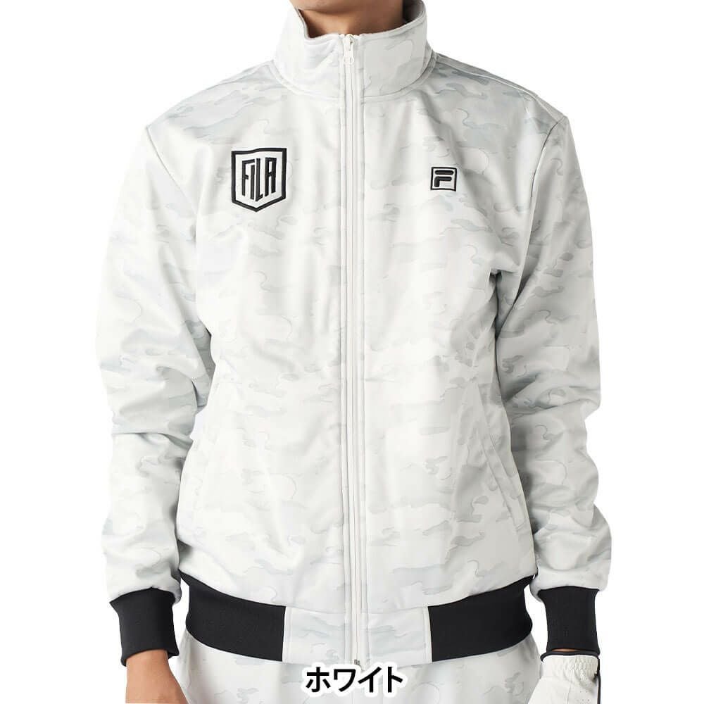 フィラ FILA　メンズ カモフラ柄 長袖 フルジップ ボンディング ブルゾン 785-291Y 詳細10