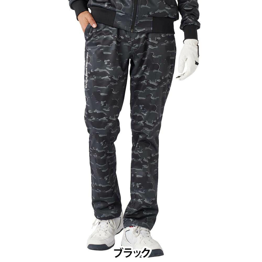 フィラ FILA　メンズ カモフラ柄 ボンディング ロングパンツ 785-391Y 詳細2