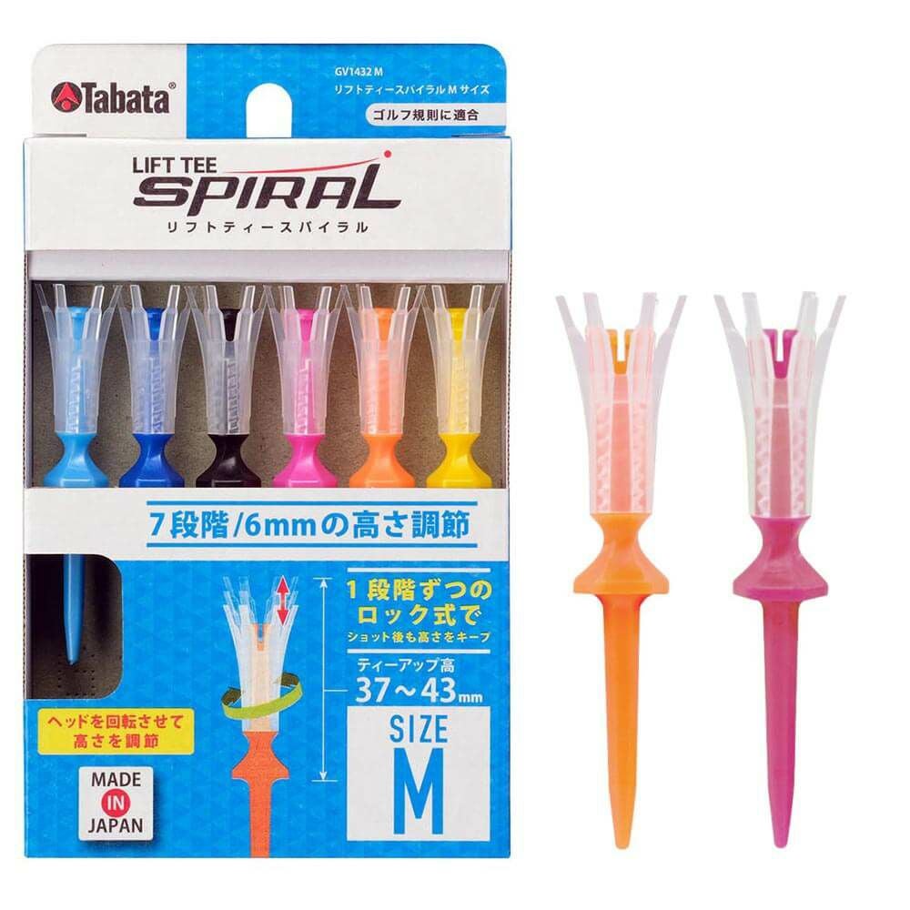 タバタ Tabata　LIFT TEE SPIRAL リフトティー スパイラル Mサイズ GV1432 M A  詳細1