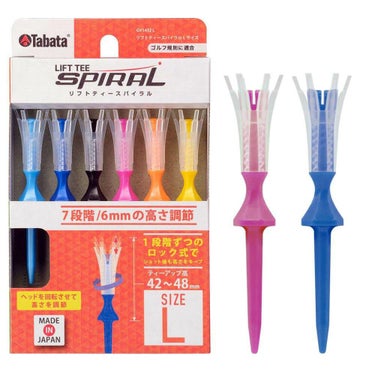 タバタ Tabata　LIFT TEE SPIRAL リフトティー スパイラル Lサイズ GV1432 L A  詳細1