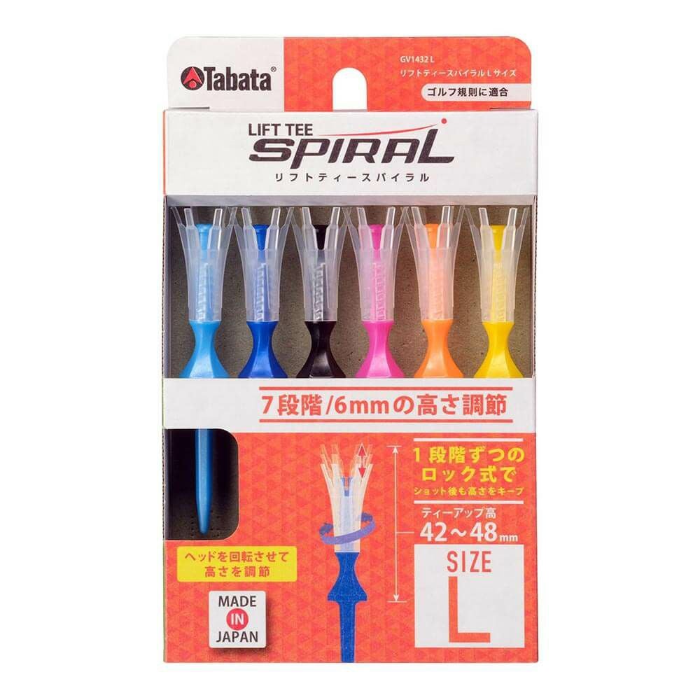 タバタ Tabata LIFT TEE SPIRAL リフトティー スパイラル Lサイズ