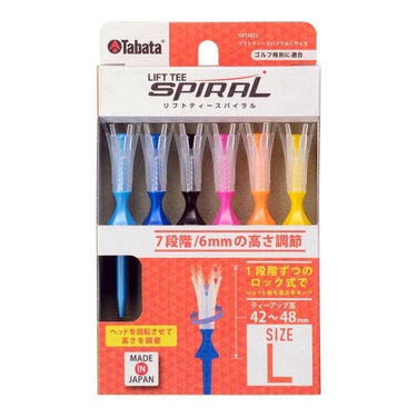 タバタ Tabata　LIFT TEE SPIRAL リフトティー スパイラル Lサイズ GV1432 L A  詳細2
