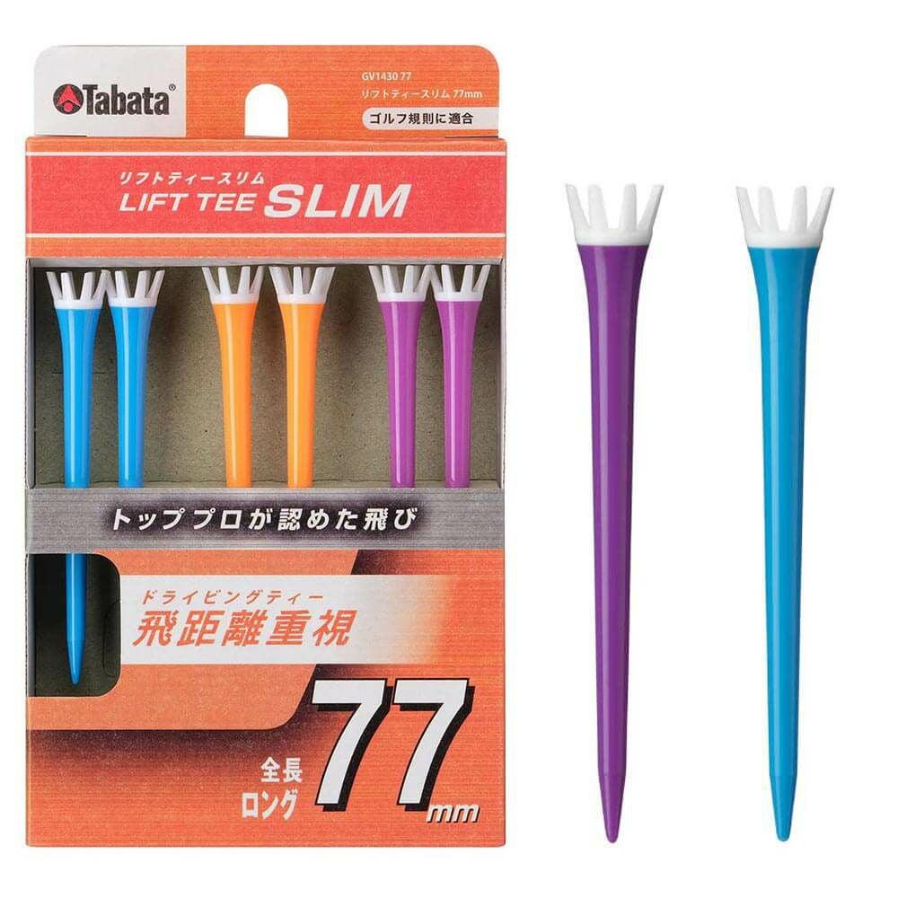タバタ Tabata LIFT TEE SLIM リフトティー スリム ロング 77mm GV1430 77 B ビビッドカラー
