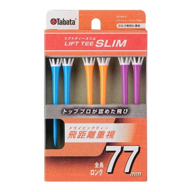 タバタ Tabata　LIFT TEE SLIM リフトティー スリム ロング 77mm GV1430 77 B ビビッドカラー 77mm/ビビッドカラー 詳細2