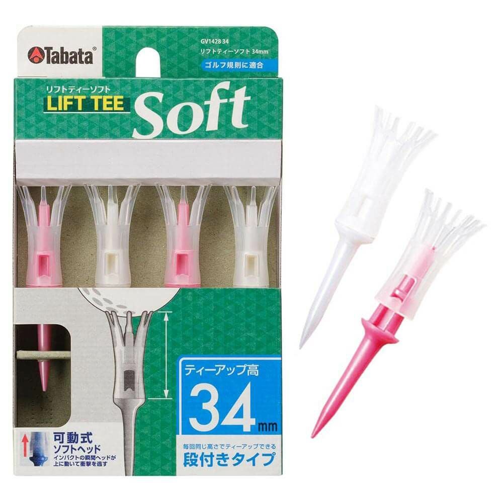 はるTK4点セット タバタ Tabata LIFT TEE Soft リフトティー ソフト レギュラー 34mm