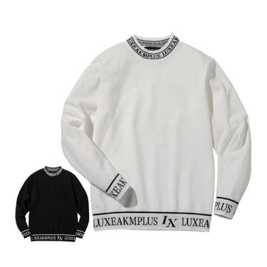 リュクスエイケイエムプラス　メンズ ヘムライン 長袖 モックネック ニット LAK-25011　2025年モデル 詳細1