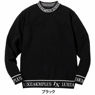 リュクスエイケイエムプラス　メンズ ヘムライン 長袖 モックネック ニット LAK-25011　2025年モデル 詳細1 詳細6