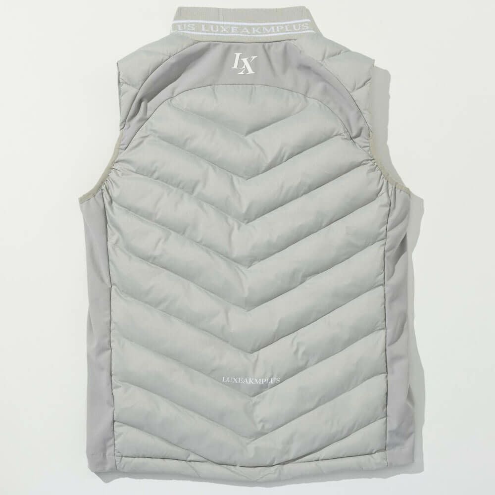 リュクスエイケイエムプラス　メンズ ムーブライト パデッド ジャケット ベスト LAO-25011　2025年モデル 詳細1 詳細3