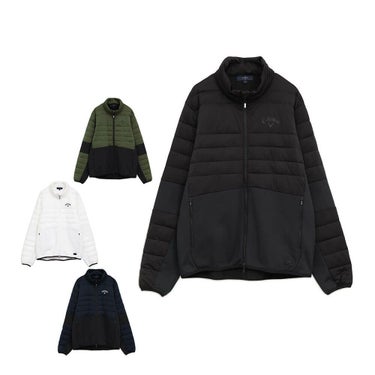 キャロウェイ Callaway　メンズ スターストレッチ 長袖 中綿&裏起毛スムース スウェット ブルゾン C25217106　2025年モデル 詳細1