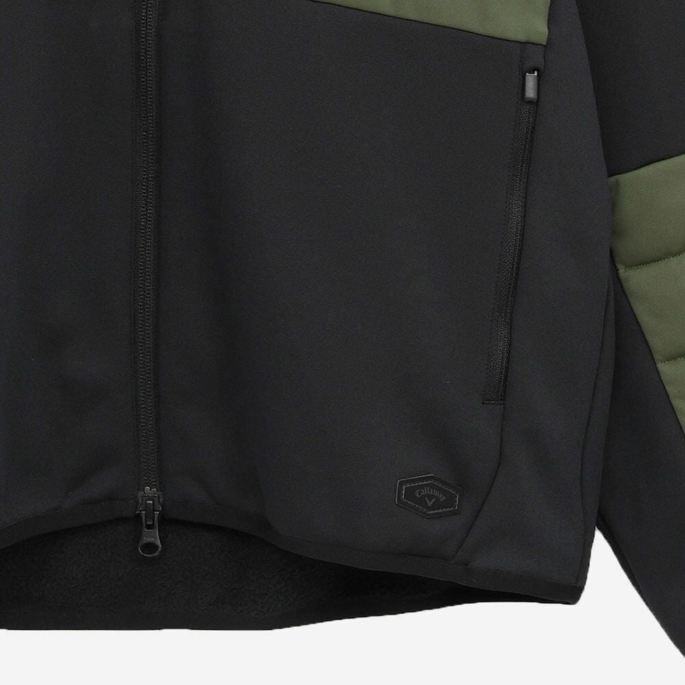 キャロウェイ Callaway　メンズ スターストレッチ 長袖 中綿&裏起毛スムース スウェット ブルゾン C25217106　2025年モデル 詳細1 詳細15