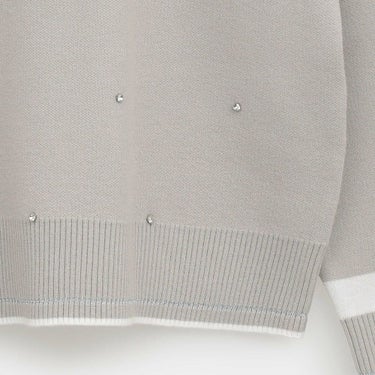 キャロウェイ Callaway　レディース クルーネック 長袖 ラインストーン付き ニット C25218201　2025年モデル 詳細1 詳細9