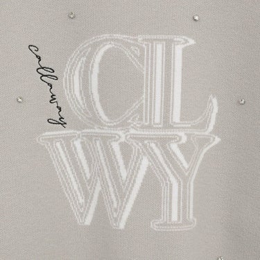 キャロウェイ Callaway　レディース クルーネック 長袖 ラインストーン付き ニット C25218201　2025年モデル 詳細1 詳細10