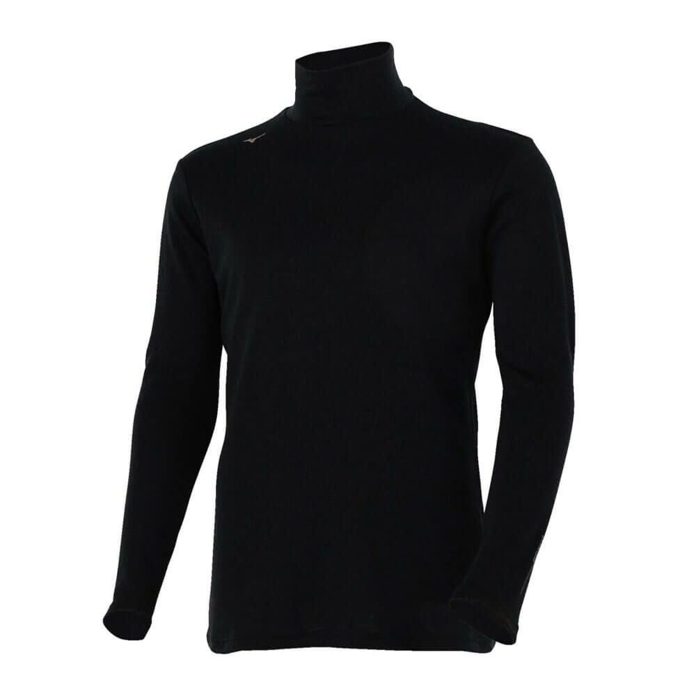 ミズノ MIZUNO　メンズ BIO NEXT バイオネクスト ブレスサーモウール 長袖 ハイネック E2MJC501　2025年モデル ブラック（E2MJC50109）
