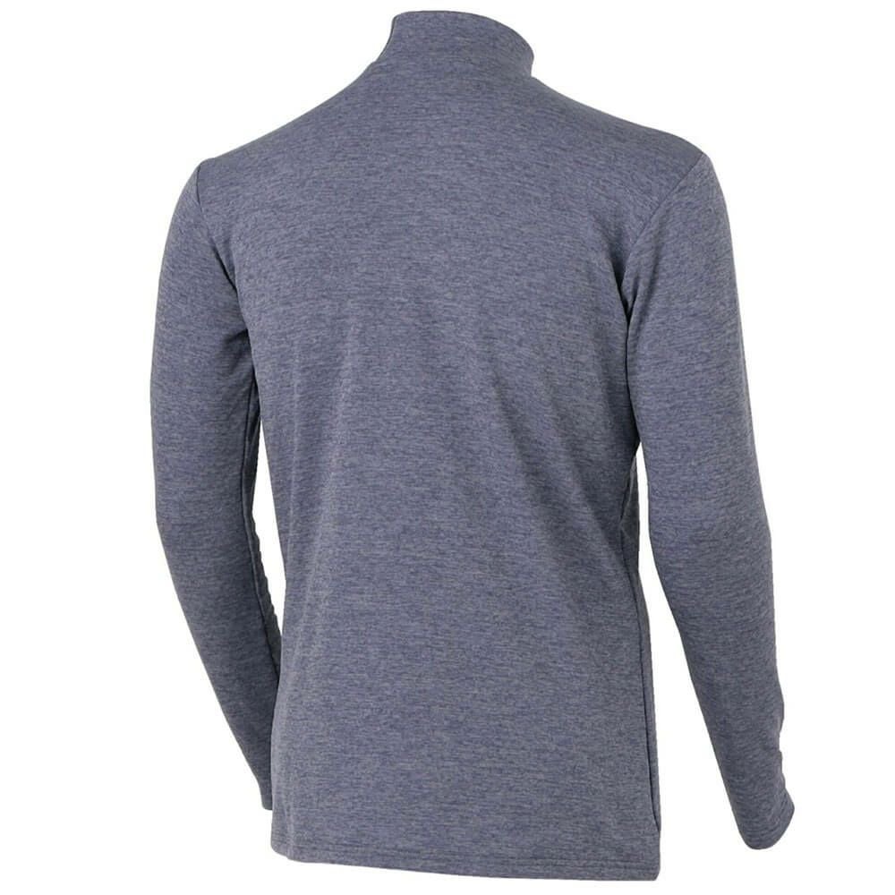 ミズノ MIZUNO　メンズ BIO NEXT バイオネクスト ストレッチフリース 長袖 ハイネック E2MJC502　2025年モデル ブラック杢 詳細2