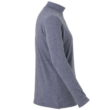 ミズノ MIZUNO　メンズ BIO NEXT バイオネクスト ストレッチフリース 長袖 ハイネック E2MJC502　2025年モデル ブラック杢 詳細3