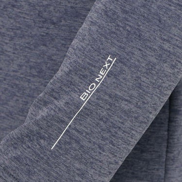 ミズノ MIZUNO　メンズ BIO NEXT バイオネクスト ストレッチフリース 長袖 ハイネック E2MJC502　2025年モデル ブラック杢 詳細4