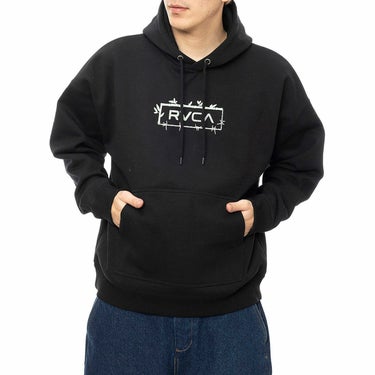 ルーカ RVCA　 BORDERED HD スウェットパーカー HOODIE PULLOVER BE042039 詳細2