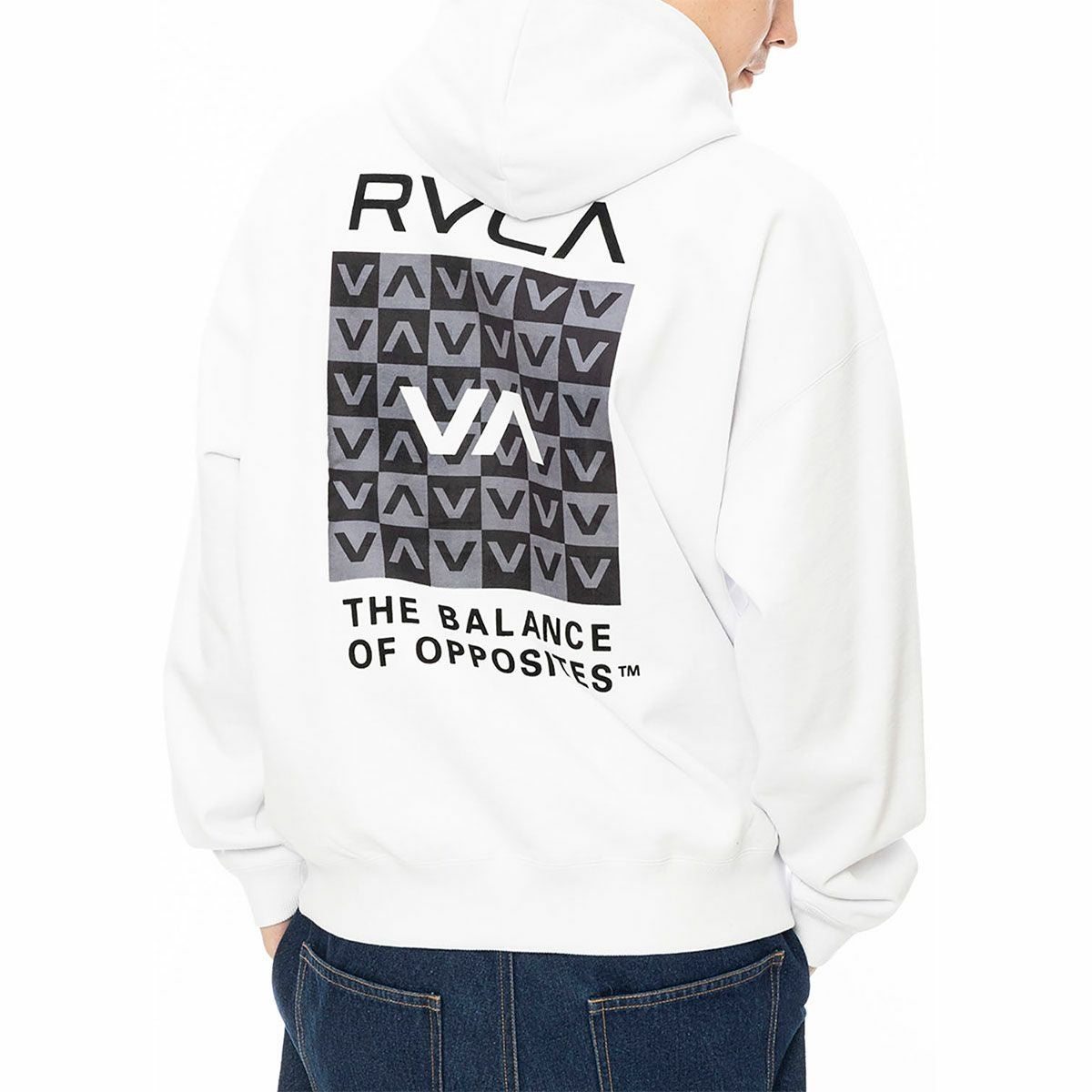ルーカ RVCA　メンズ BALANCE BOX HD スウェットパーカー HOODIE PULLOVER BE042040 ホワイト（WHT） 詳細3
