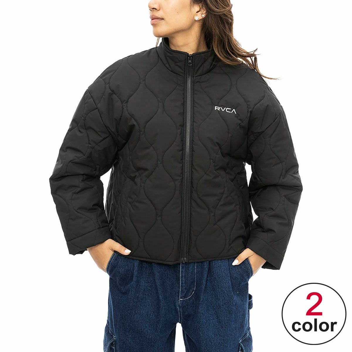 ルーカ RVCA　レディース QUILTING SHIRT JACKET ブルゾン BE044763　アウトドアウェア 詳細1