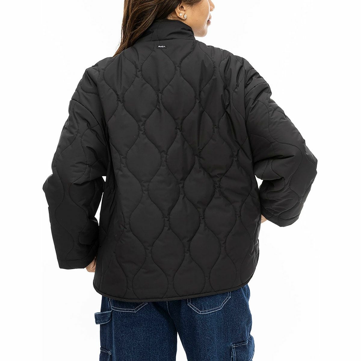 ルーカ RVCA　レディース QUILTING SHIRT JACKET ブルゾン BE044763　アウトドアウェア 詳細4