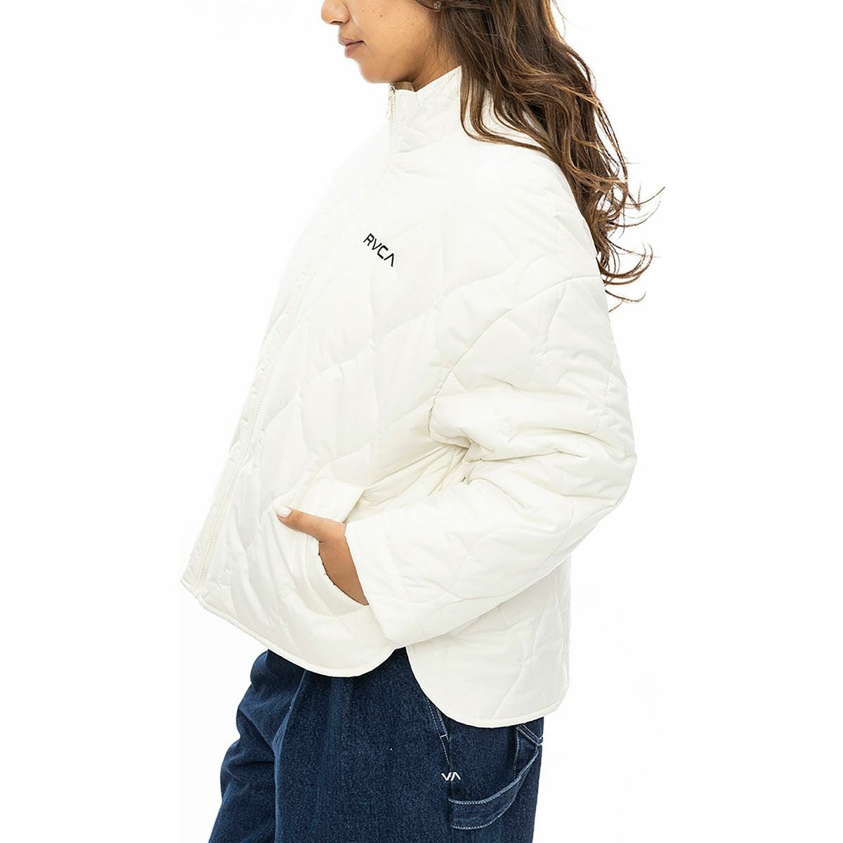 ルーカ RVCA　レディース QUILTING SHIRT JACKET ブルゾン BE044763　アウトドアウェア 詳細8