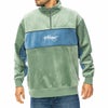 ビラボン BILLABONG　メンズ Y2K PANLE HALF ZIP スウェットトレーナー BE012004 グリーン（GRN）