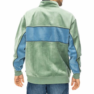 ビラボン BILLABONG　メンズ Y2K PANLE HALF ZIP スウェットトレーナー BE012004 グリーン（GRN） 詳細3