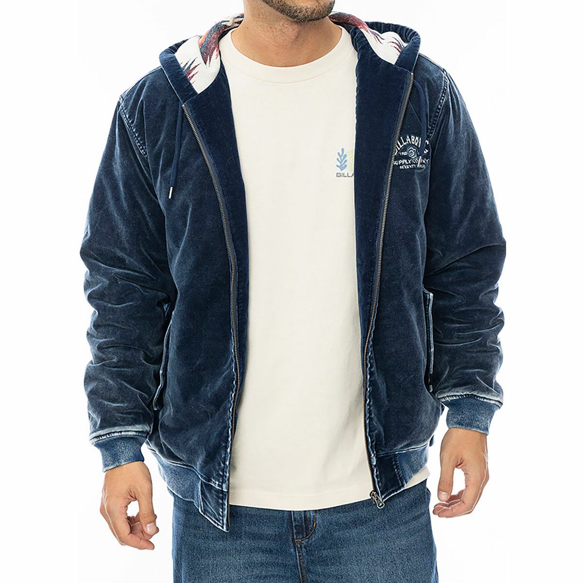 ビラボン BILLABONG　メンズ INDIGO VELOUR ジャケット JACKET BE012755 詳細2