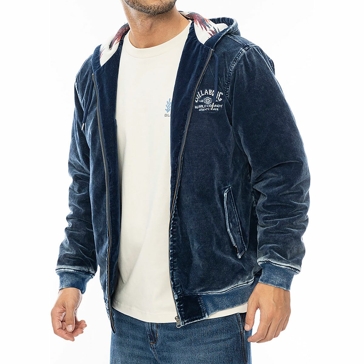 ビラボン BILLABONG　メンズ INDIGO VELOUR ジャケット JACKET BE012755 詳細3