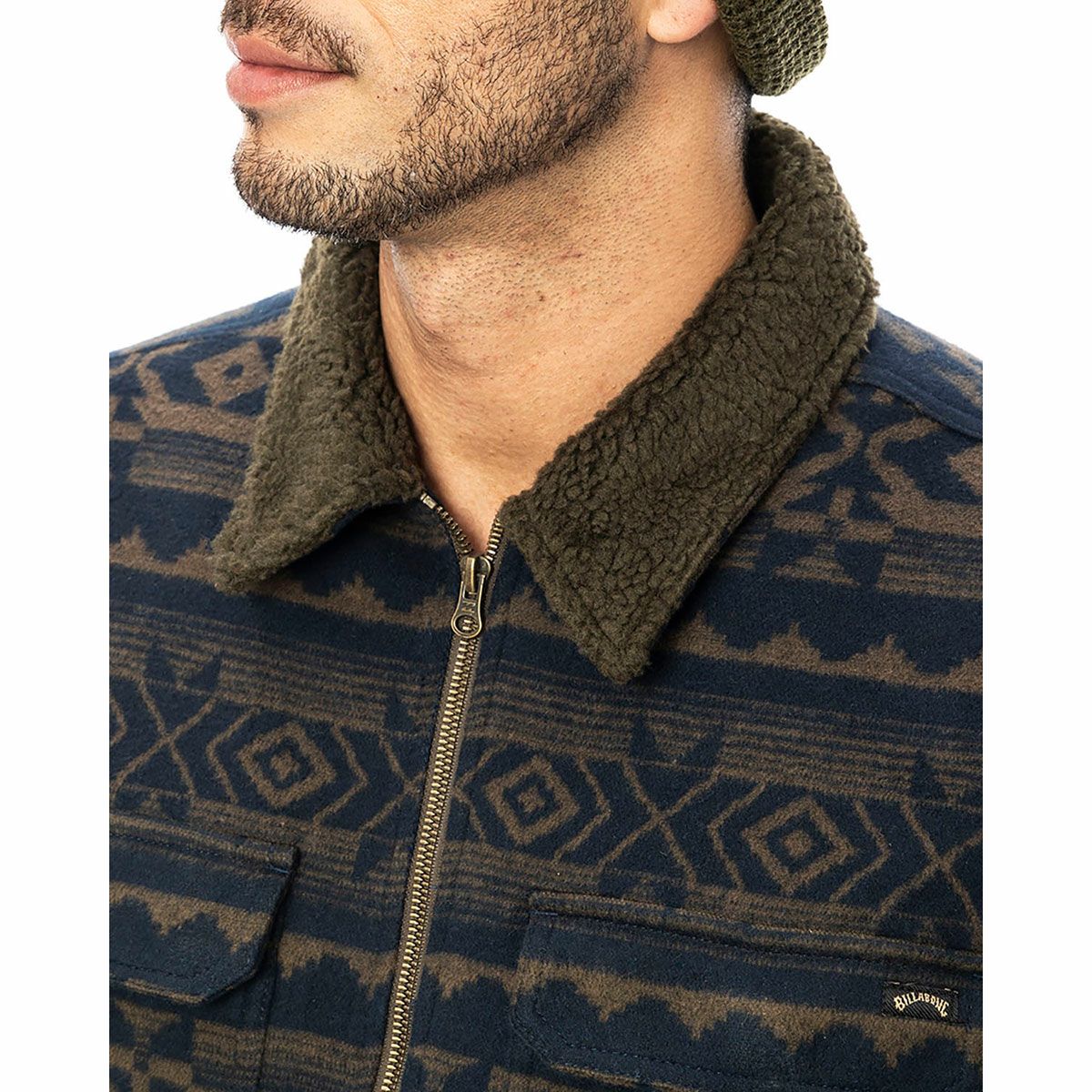 ビラボン BILLABONG　メンズ BARLOW SHERPA ジャケット JACKET BE012760 ブラウン（DBR） 詳細4