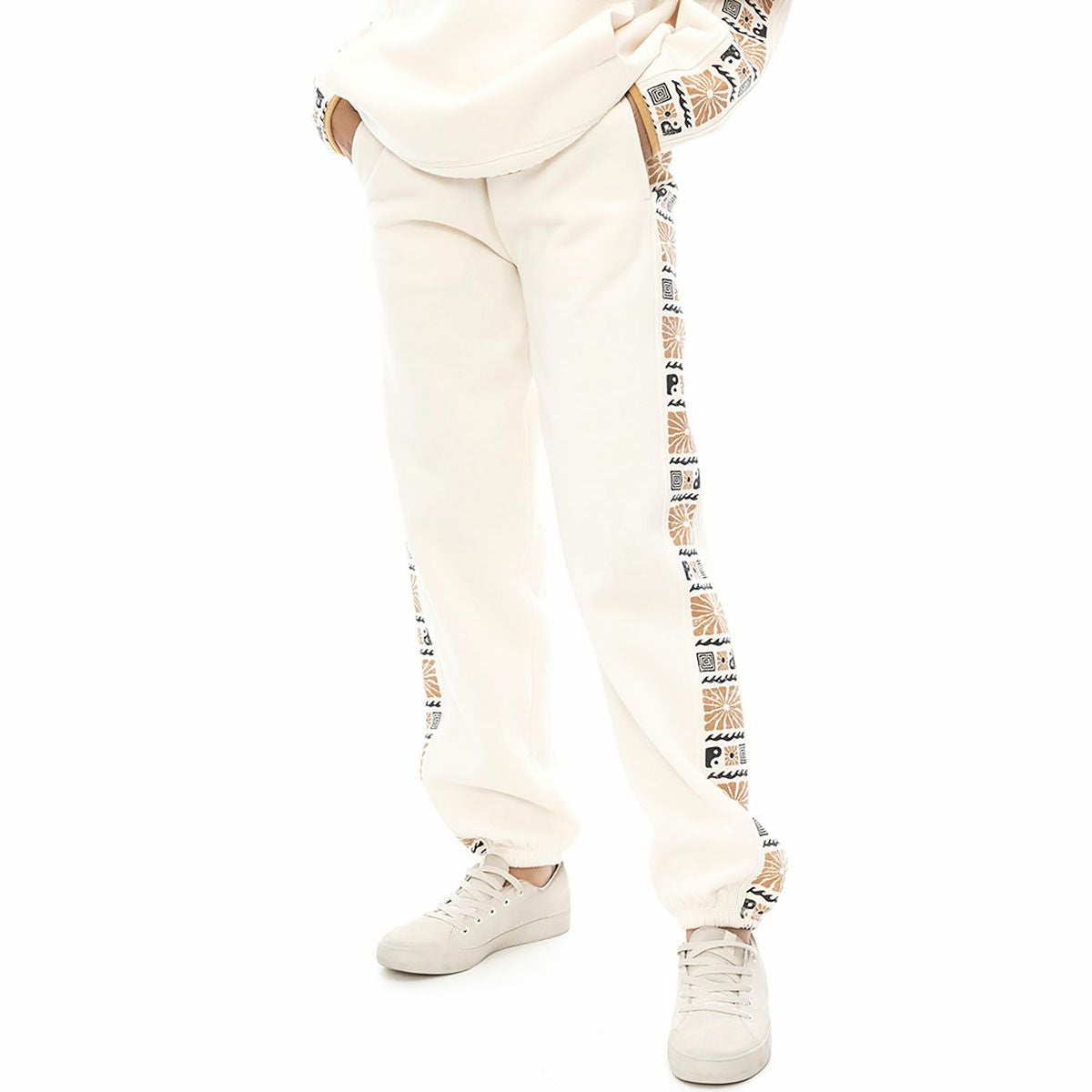 ビラボン BILLABONG　メンズ ADIV LONG PANTS スウェットパンツ BE014707 ホワイト（WCP）