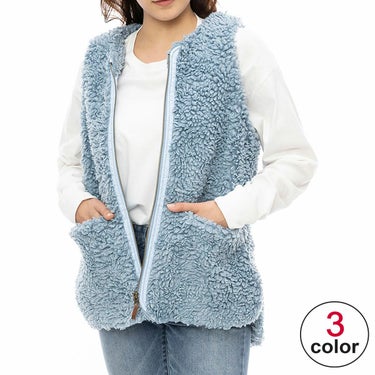 ビラボン BILLABONG　レディース BOA VEST ボアベスト BE014754 詳細1