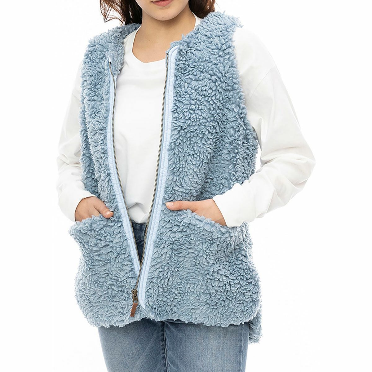 ビラボン BILLABONG　レディース BOA VEST ボアベスト BE014754 詳細2