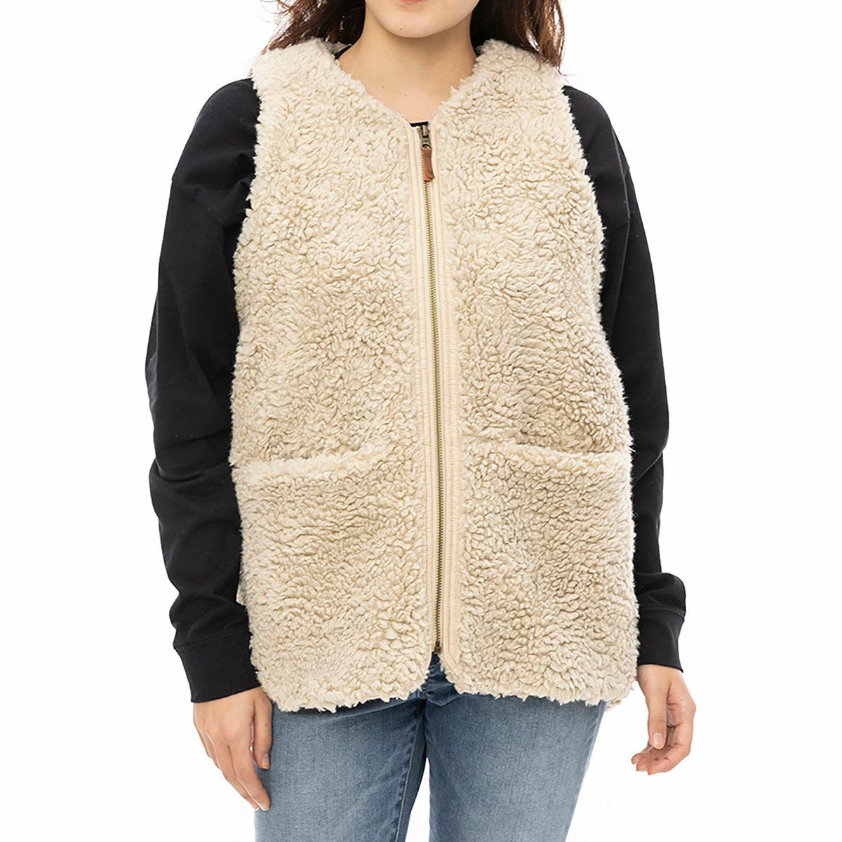 ビラボン BILLABONG　レディース BOA VEST ボアベスト BE014754 詳細9