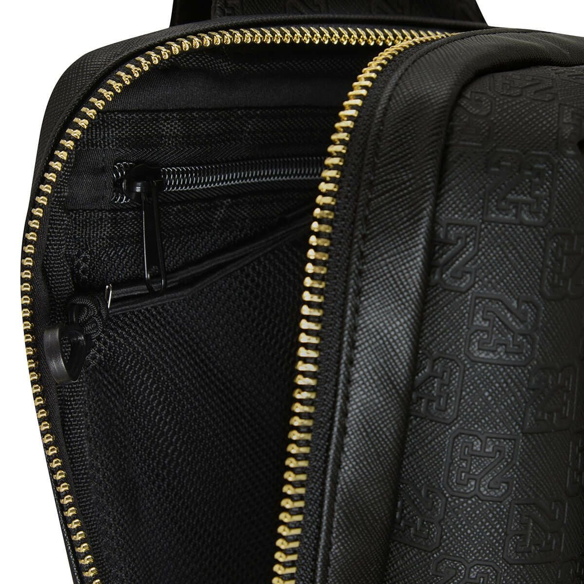 Jordan ジョーダン MONOGRAM SLING BAG モノグラム スリングバッグ MA0991 K5X ブラック/ゴールド ブラック/ゴールド 詳細3