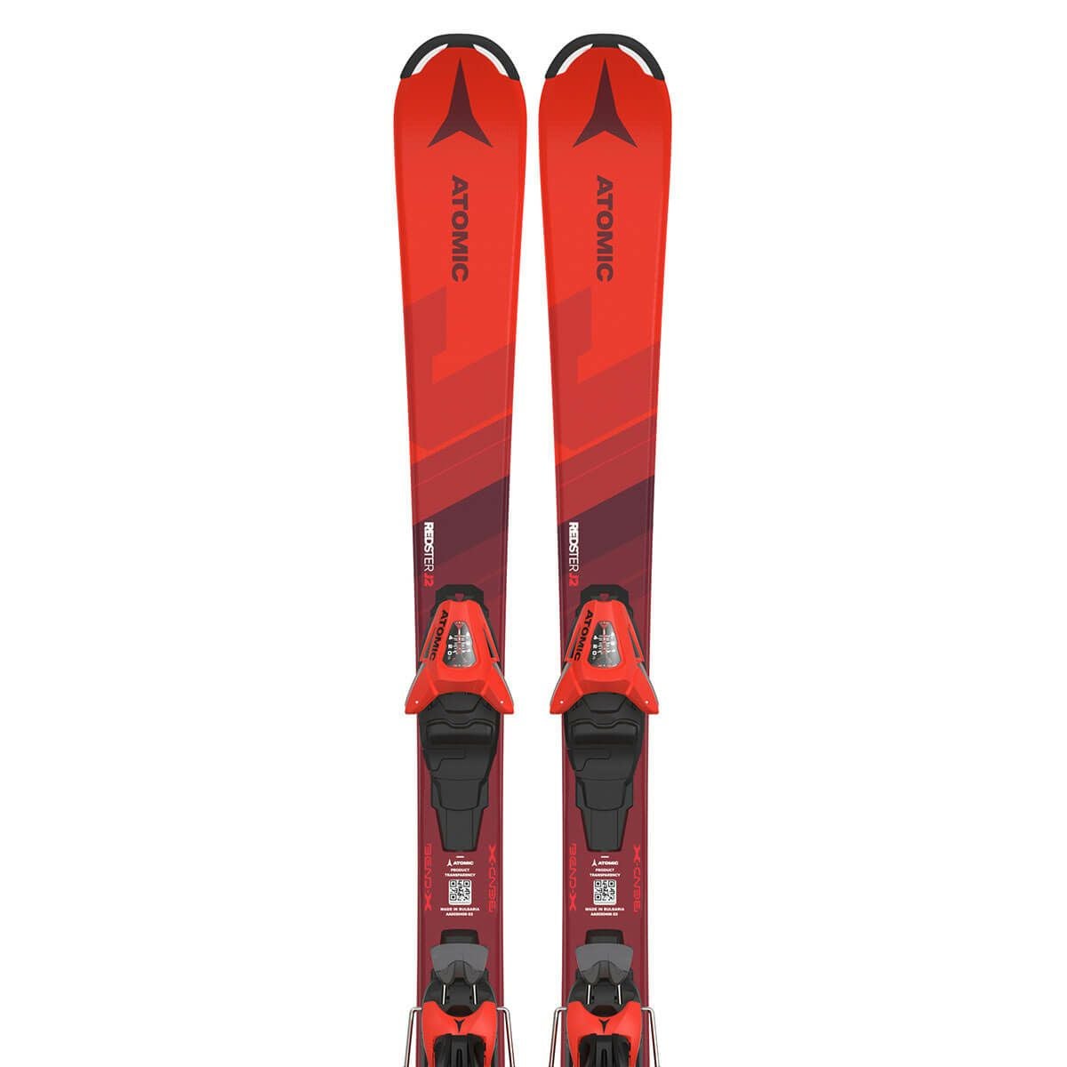 アトミック ATOMIC REDSTER J2 100-120 + C 5 GW レッドスター J2 Red ジュニア スキー板 ビンディングセット 2024-2025