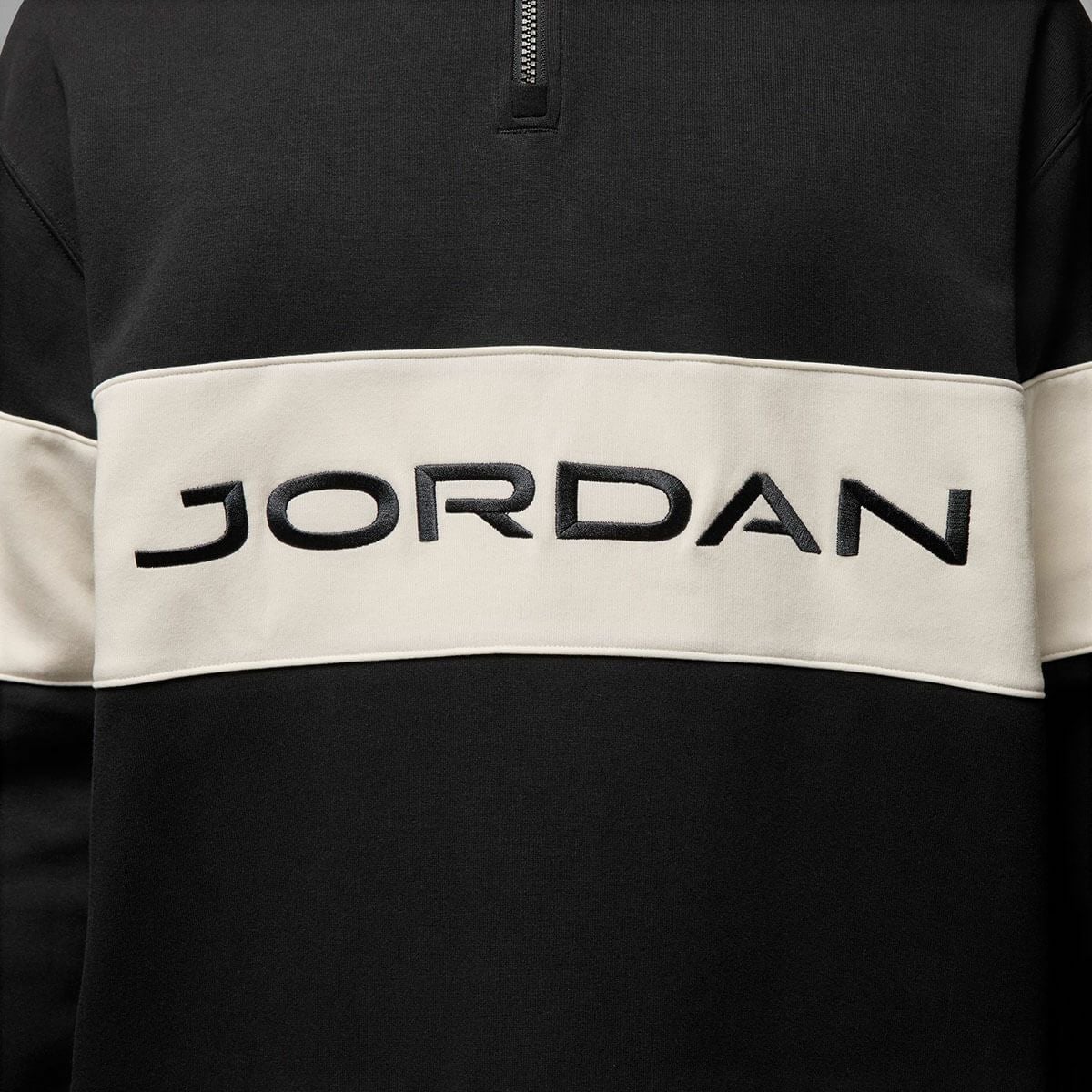 Jordan ジョーダン　メンズ フリース Dri-FIT ハーフジップ 長袖 HF9919 010 ブラック/セイル/ダークシャドウ 詳細3