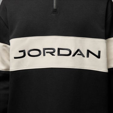 Jordan ジョーダン　メンズ フリース Dri-FIT ハーフジップ 長袖 HF9919 010 ブラック/セイル/ダークシャドウ 詳細3