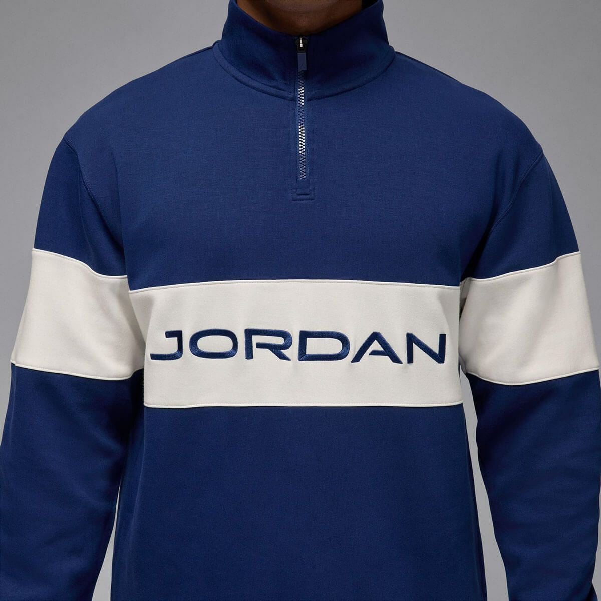 Jordan ジョーダン　メンズ フリース Dri-FIT ハーフジップ 長袖 HF9919 492 ブルーボイド/セイル/ブルーボイド ブルーボイド/セイル/ブルーボイド