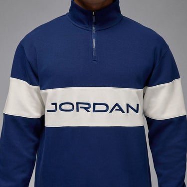 Jordan ジョーダン　メンズ フリース Dri-FIT ハーフジップ 長袖 HF9919 492 ブルーボイド/セイル/ブルーボイド ブルーボイド/セイル/ブルーボイド