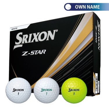 オウンネーム専用　スリクソン Z-STAR 2025年モデル ゴルフボール 1ダース （12球入り） 詳細1