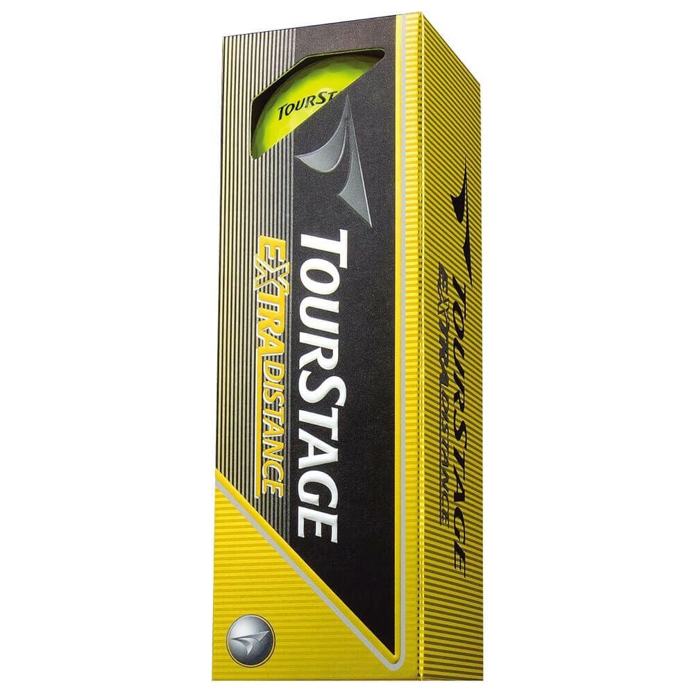 ブリヂストン TOURSTAGE EXTRA DISTNACE ツアーステージ エクストラディスタンス ゴルフボール 1ダース（12球入り）　イエロー詳細3