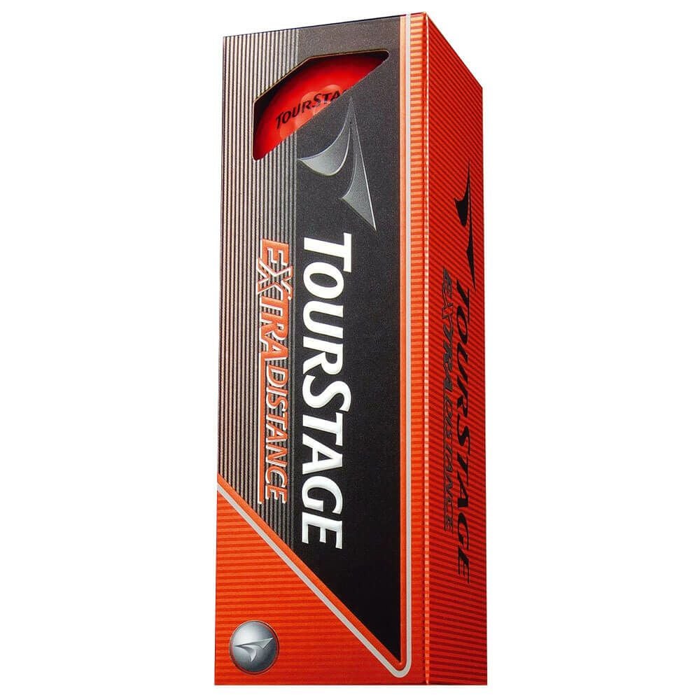 ブリヂストン TOURSTAGE EXTRA DISTNACE ツアーステージ エクストラディスタンス ゴルフボール 1ダース（12球入り）　オレンジ詳細3