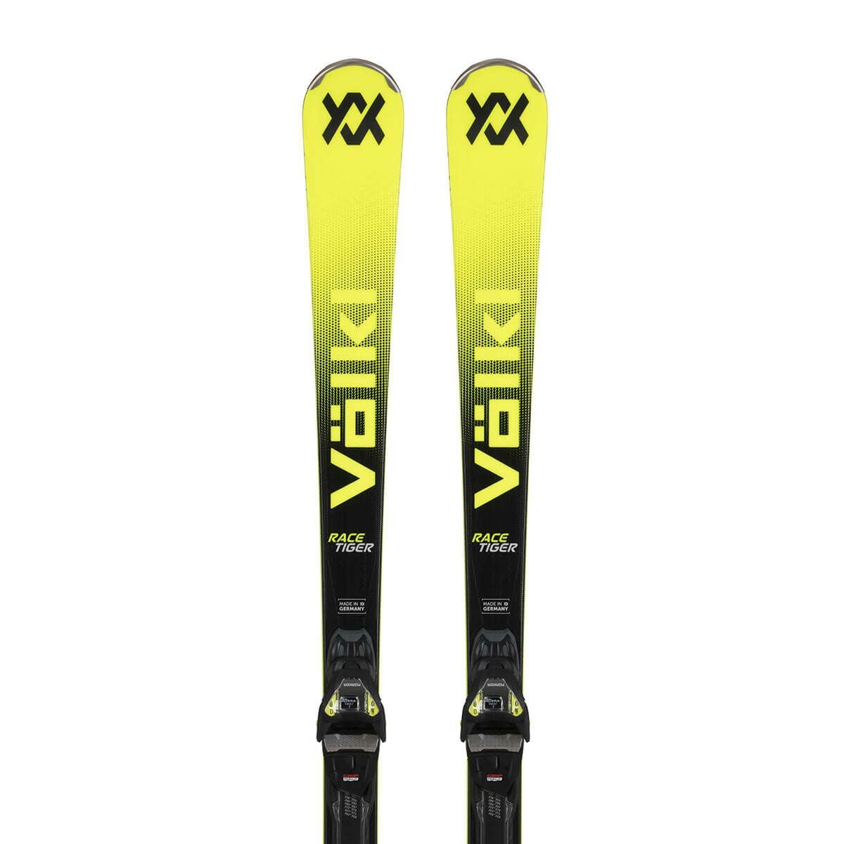 フォルクル VOLKL RACETIGER SC YELLOW + vMOTION 12 GW red レースタイガー SC スキー板 ビンディングセット 2025-2026